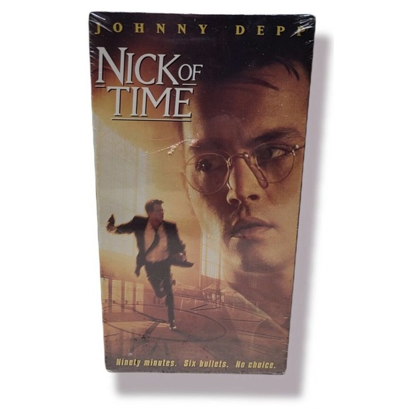 Nick of Time VHS 1996 Movie Christopher Walken Johnny Depp